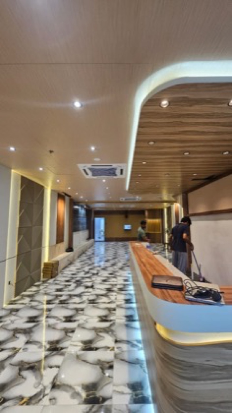 Jabbar Bhai completed restaurant dining interior